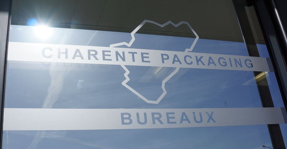 Entrée des bureaux de Charente Packaging